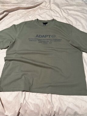 Ada Olive Short-Sleeve Graphic Tee